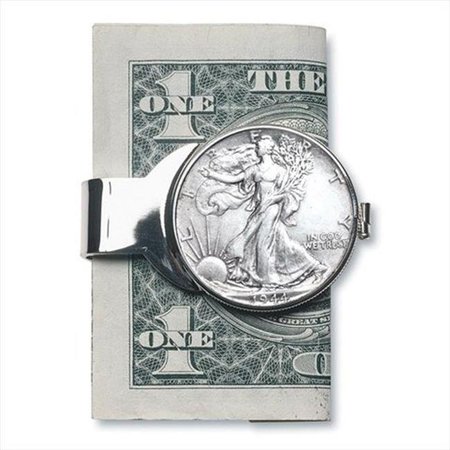 AMERICAN COIN TREASURES American Coin Treasures 10071 Silver Walking Liberty Half Dollar Money Clip 10071